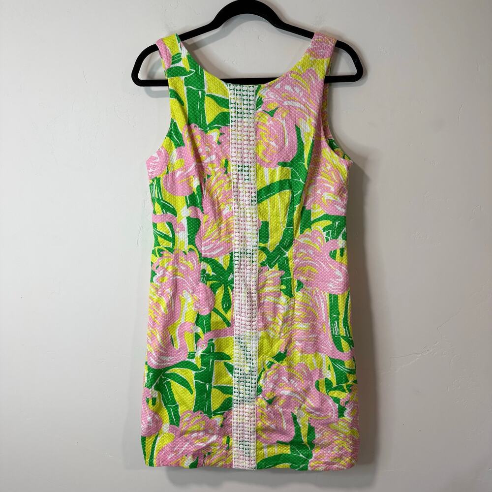 Lilly Pulitzer Target Women's‎ Dress Pink Flamingo Green Yellow 14
